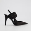 Pointy Tonic Heel Noir vue de côté