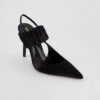 Pointy Tonic Heel Noir vue de face