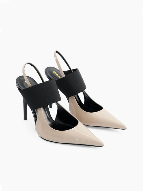 Pointy Tonic Heel Nude front view